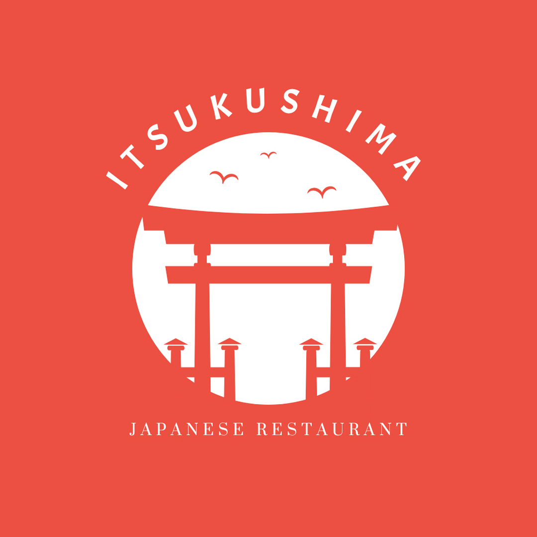 Japanese-Restaurant-Emblem-with-Torii-Logo